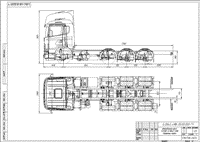 Чертеж Scania G-B8x2-4NB